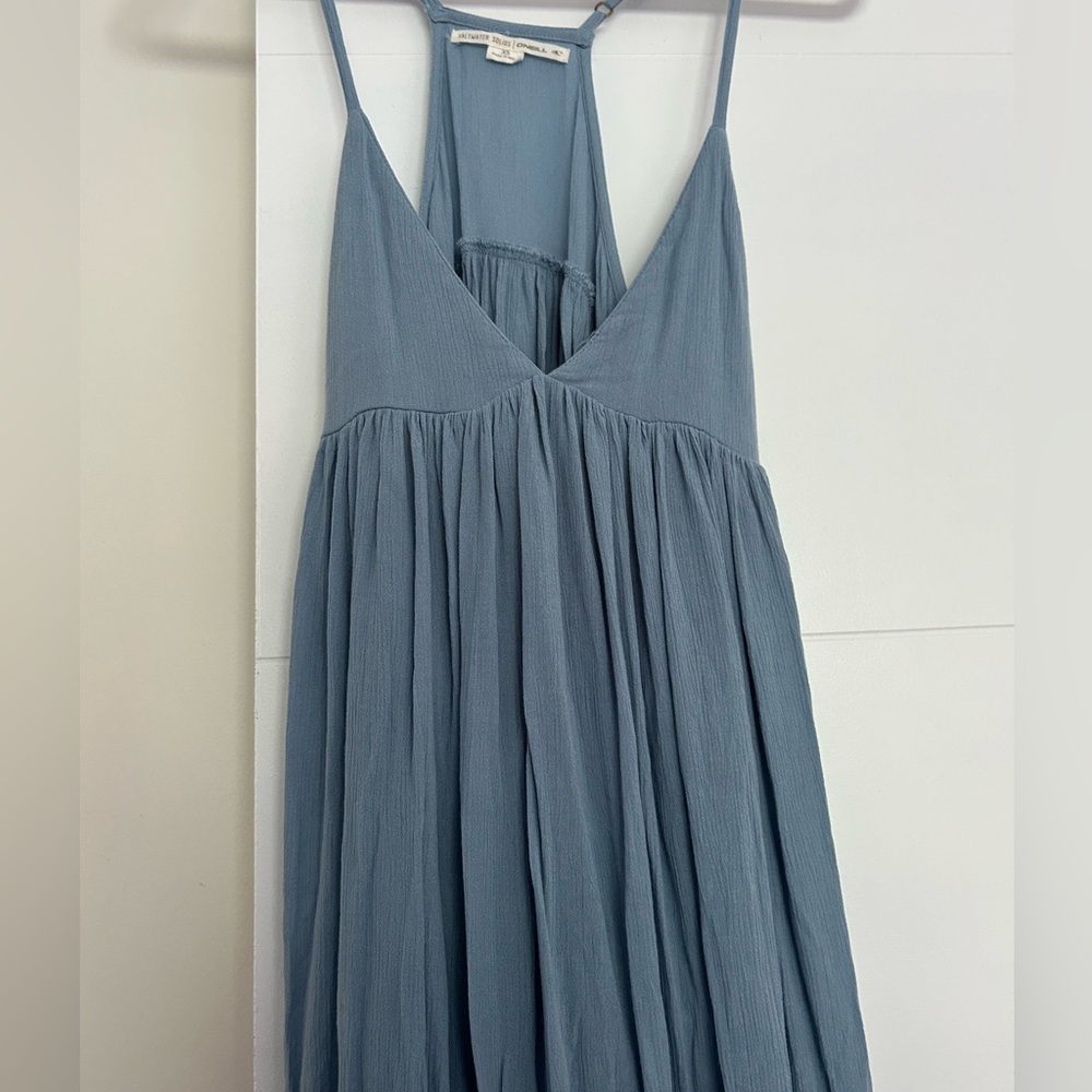 Flowy Blue Maxi Dress - Picture 5 of 8